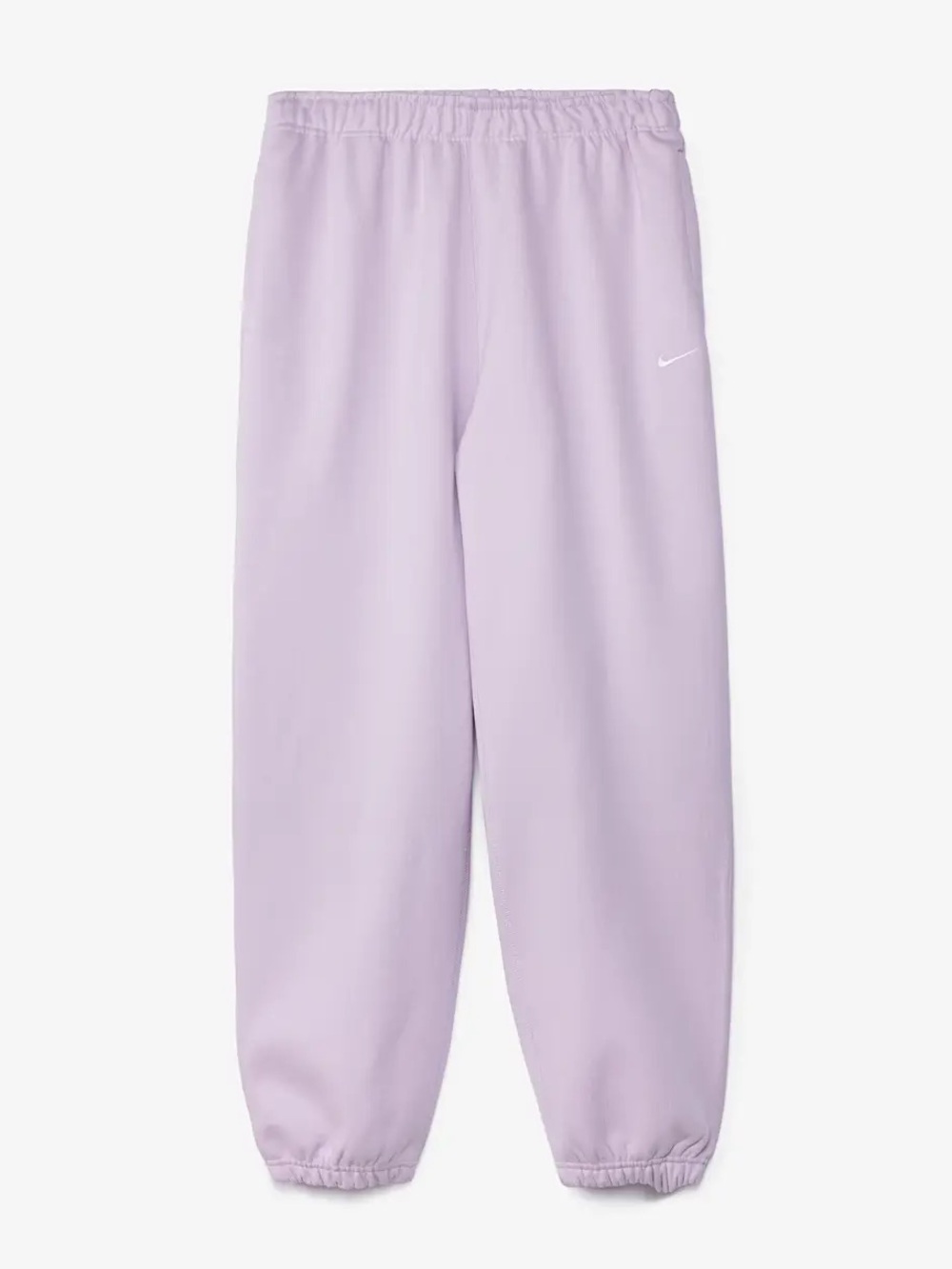 Nike Lab Mens Medium Solo Swoosh Men's Heavy Open Hem Fleece Pants Light Purple